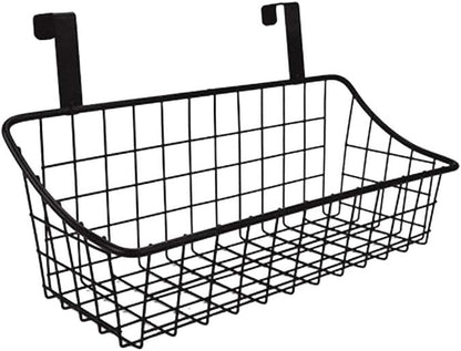 LeleCAT Basket with hook Grid Storage Basket, Hang it behind a door or on a - Image 3