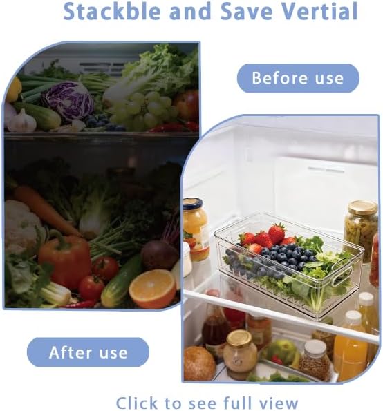1 Pack Long Fridge Fruit Storage Box - Image 3