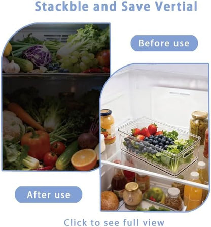 1 Pack Long Fridge Fruit Storage Box - Image 3