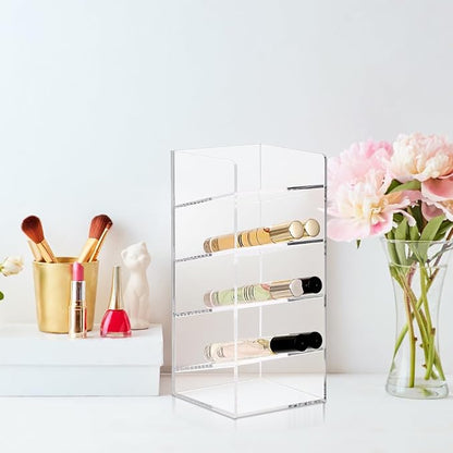 ELLDOO Rollerball Perfume Organizer, 5 Compartment Clear Acrylic Perfume - Image 7