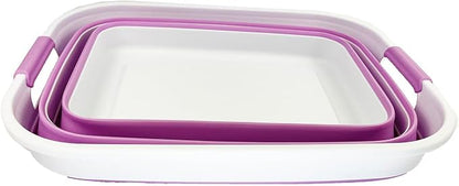SAMMART 27L Collapsible Plastic Laundry Basket - Image 2