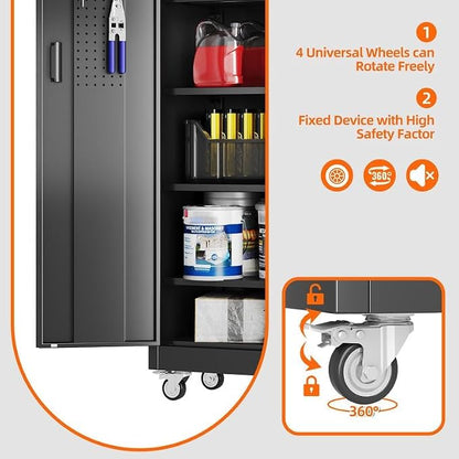 Aobabo Metal Storage Cabinet - Image 9