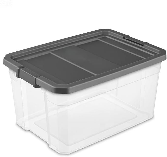 76 Quart Durable Clear Plastic Storage Bins, Storage Container - Image 6