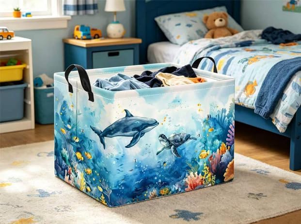 Rectangular Baby Kids Storage Basket - Image 6