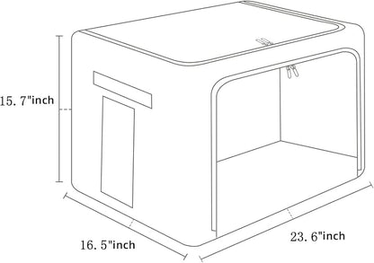 FHSQX 2 Pack Clear Window Storage Bins - Image 5