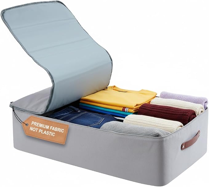 Under Bed Storage Container – Foldable Underbed Storage Bin by CloncepDesign