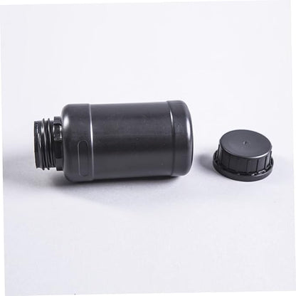 ULTECHNOVO 4pcs Black Plastic Storage Bottles Hdpe Light- Containers - Image 4
