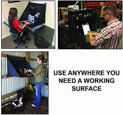Mini Portable Standing Desk, Work Station, Storage - Image 6