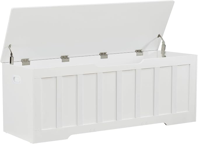 VANKILEY 51.2" Storage Chest Extra Large, Wooden Storage Bench, by Unknown