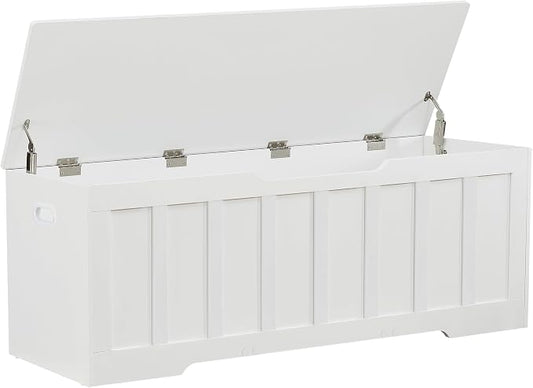 VANKILEY 51.2" Storage Chest Extra Large, Wooden Storage Bench, by Unknown