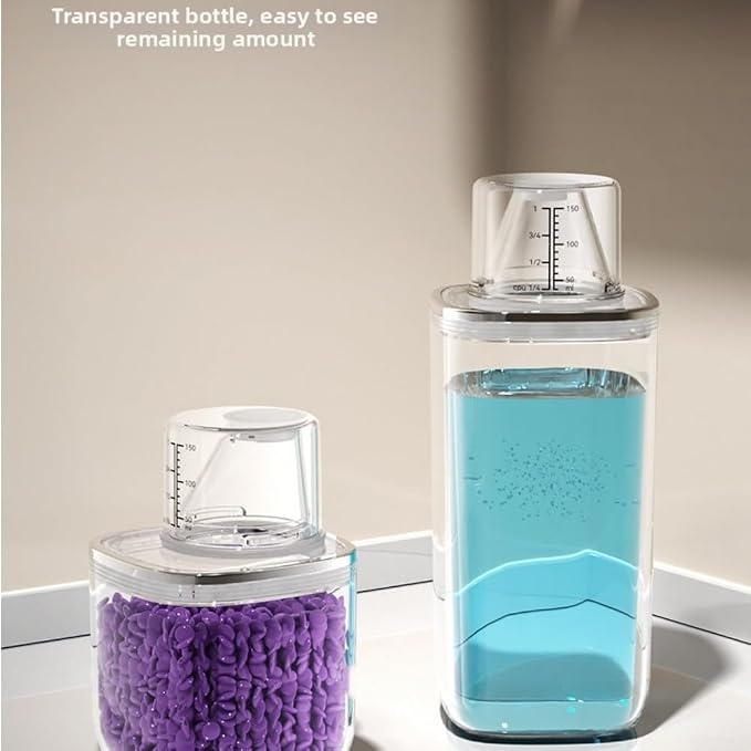 Transparent sealed laundry detergent canister - Image 5