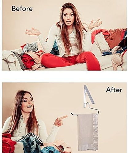 Blanket Hangers Set of 6 Heavy Duty Stainless Steel Hanger - Image 5