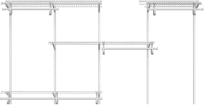 ClosetMaid ShelfTrack Wire Closet Organizer System, Adjustable from 5 to 8 Ft. - Image 12