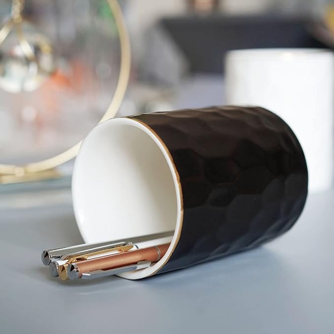 HANKOR Ceramic Pen Holder Cup Pencil Holder - Image 3
