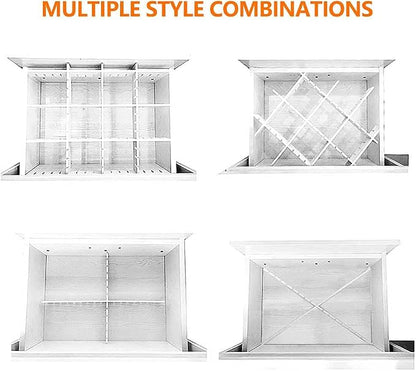 10Pcs Drawer Dividers, 14.18" x 3.55", DIY Organizer Separator, Large - Image 7
