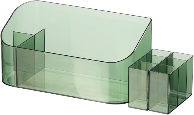 SUNFICON Makeup Tray Holder Organizer Cosmetic Display Case Tabletop Desktop - Image 9