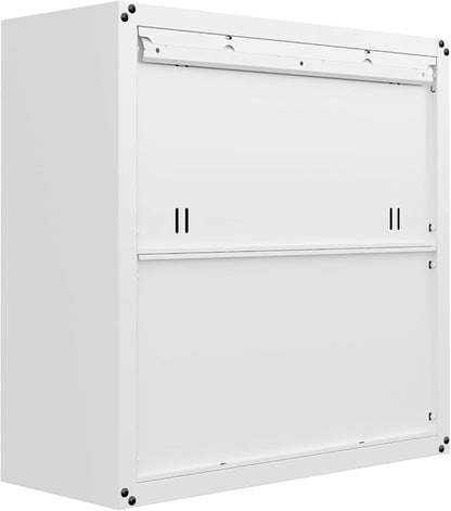 Manhattan Comfort Fortress 30" Floating Textured Metal Garage Cabinet - Image 7