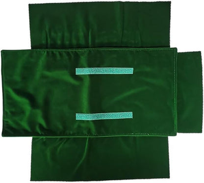 Premium Jewelry Roll Organizer for 16 Necklaces 55cm x 29cm Metal Snap & Velcro - Image 8