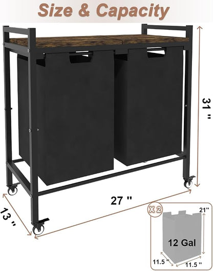 12 x 2 Gal Large Laundry Hamper - Image 7