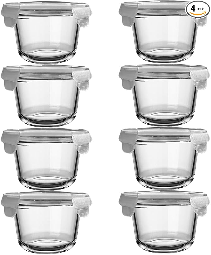 H.JSS WDJS2Cup Glass Soup Container by HJSSWDJS