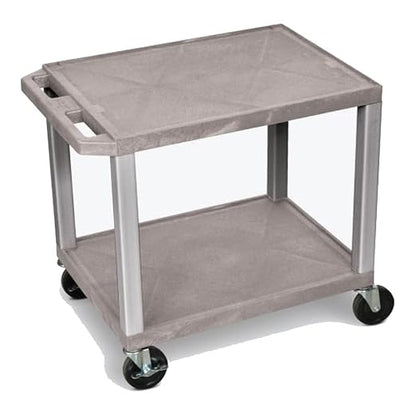 LUXOR WT26GY-N 26"H AV Cart by LuxorWorkspaces
