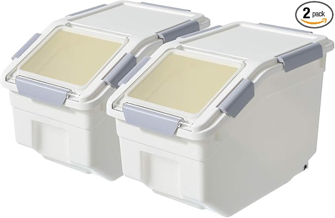 CITY BABY 2 Pack Airtight Flour Storage Container by CITY+BABY