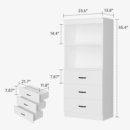 oneinmil 55.5" H 5-Tier Bookshelf - Image 2