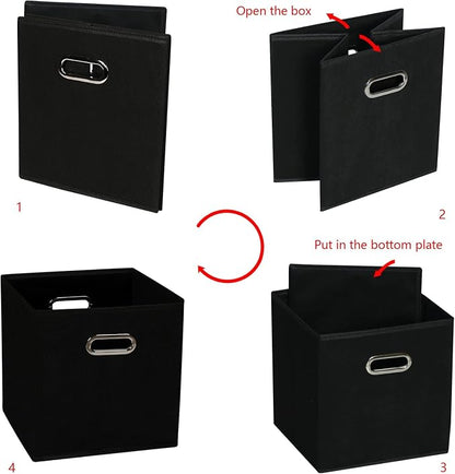 Fabric storage bins Cubes, Fabric Cube Organizer - Image 6