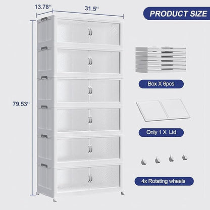 960QT Extra Large Stackable Storage Bins - Image 2