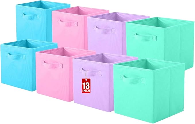 ShellKingdom Storage Bins, Foldable Fabric Storage Cubes And Cloth Organizer by ShellKingdom