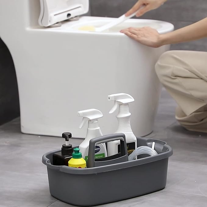 Large Cleaning Supplies Caddy Portable Shower Basket Supply Organizer - Image 6