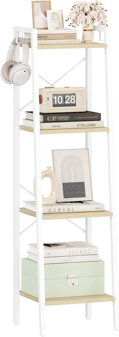 Hzuaneri Ladder Shelf, Freestanding Corner Storage Shelf | Bookcase - Image 9