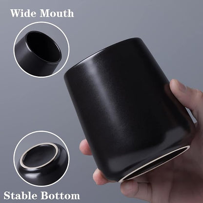 Matte Black Toothbrush Holders for Bathroom - Image 2