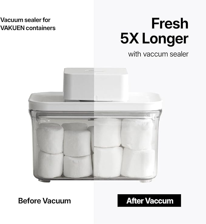 VAKUEN Premium Airtight Food Storage Containers, 4L Smart One-Click Seal Lid - Image 4