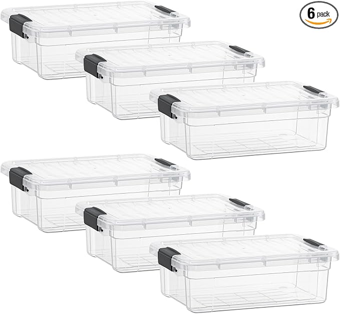 Superio Clear Storage Boxes by Superio