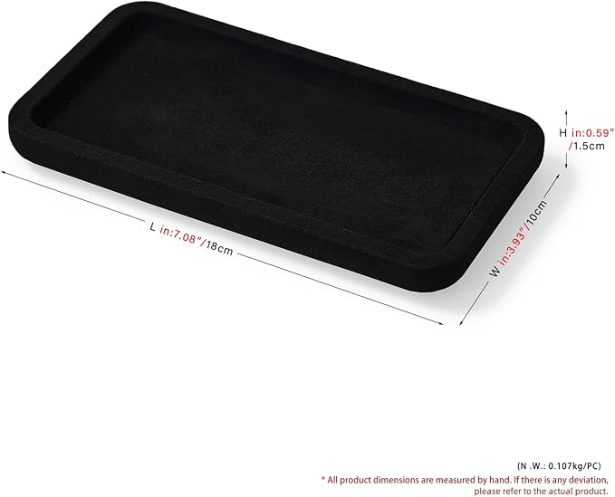 Microfiber Jewelry Display Flat Tray - Image 6