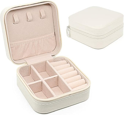 KEINE MARKE Small Jewelry Box, Travel Portable Jewelry Case by KEINEMARKE