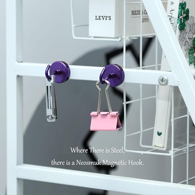 Neosmuk Magnetic Hooks, Heavy Duty 85lb+ Strong Magnet Hook - Image 4