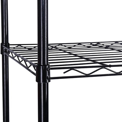 HOMEFORT 5-Tier Wire Shelving Unit, Extra Wide Metal Storage Rack, Free - Image 7
