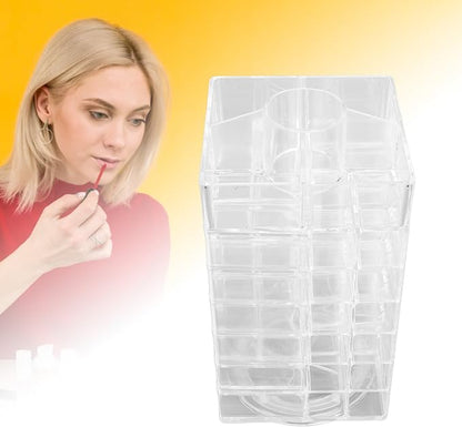 Lipstick Organizer, 360 Degree Rotating Lipstick Tower Holder - Image 6