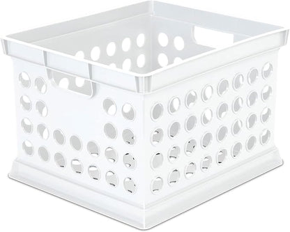 Sterilite Stackable Plastic Storage Crate Bin Organizer File Box - Image 6