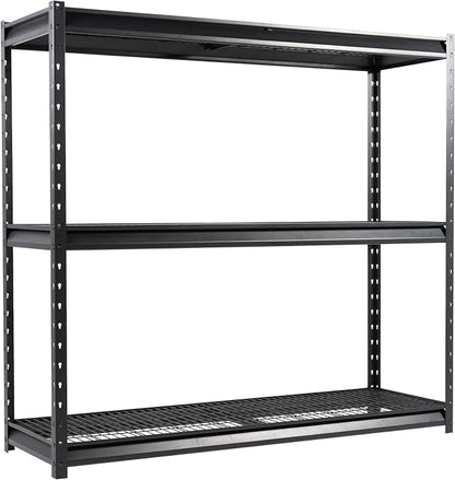 The Atlas 72" H Metal Garage Shelving Unit, 3-Tier Heavy Duty Storage Shelves by Shuntong