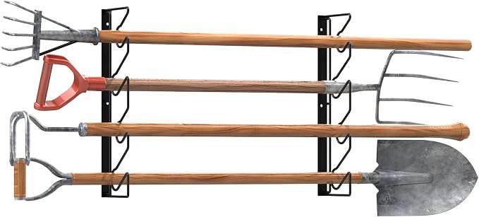 UNITEDPOWER Garden Tool Storage Rack，Wall Mounted Garage Organizer，Tool Utility by UNITEDTOOLSUNITEDPOWER