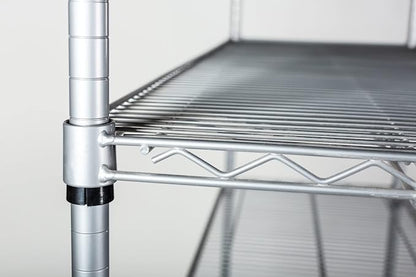 Omega 12" Deep x 30" Wide x 54" High 3 Tier Gray Starter Shelving Unit - Image 7