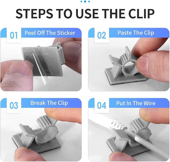 30 Pack Viaky Wire Holder for 0.4 Inch Cable - Image 3
