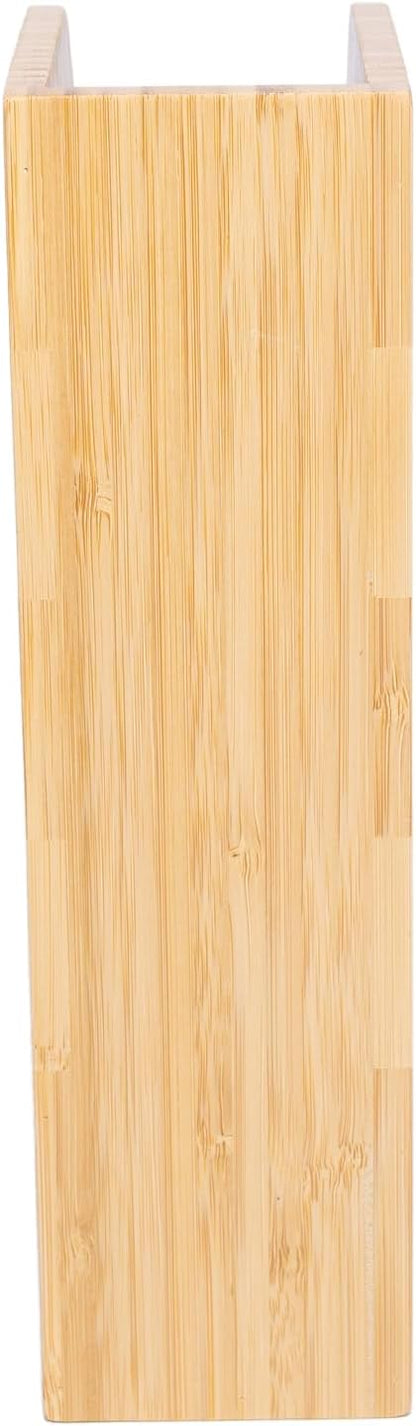 2 Pack Bamboo Magazine File Holder Book Holder Frames | Document Cabinet Rack - Image 9