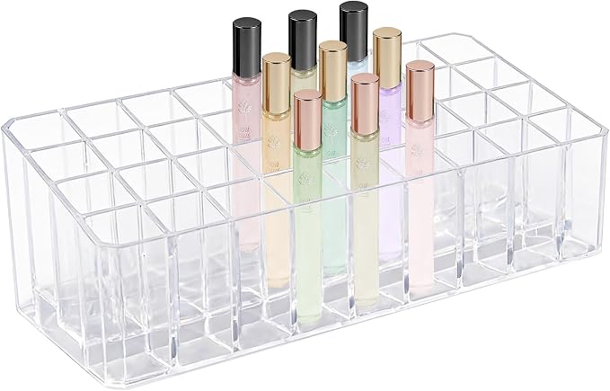 Rollerball Perfume Organizer, 36 Spaces Acrylic Fragrance Organizer, Lipstick by Unknown