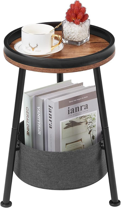 Round End Table, Round Side Table - Image 4