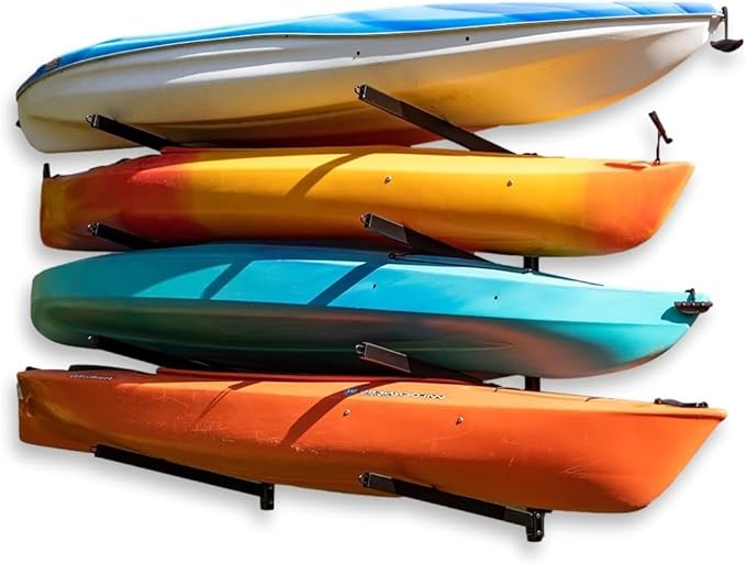 StoreYourBoard G-Kayak Wall Rack – Heavy-Duty Outdoor Kayak Rack by StoreYourBoard