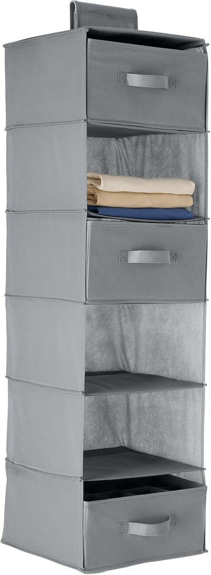 Amazon Basics 6-Tier Hanging Closet Organizer by AmazonBasics